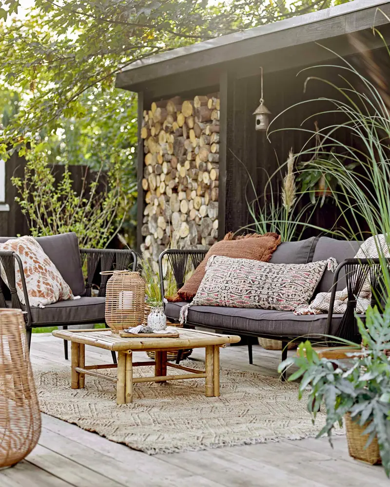 deco terrasse cosy cocooning ethnique