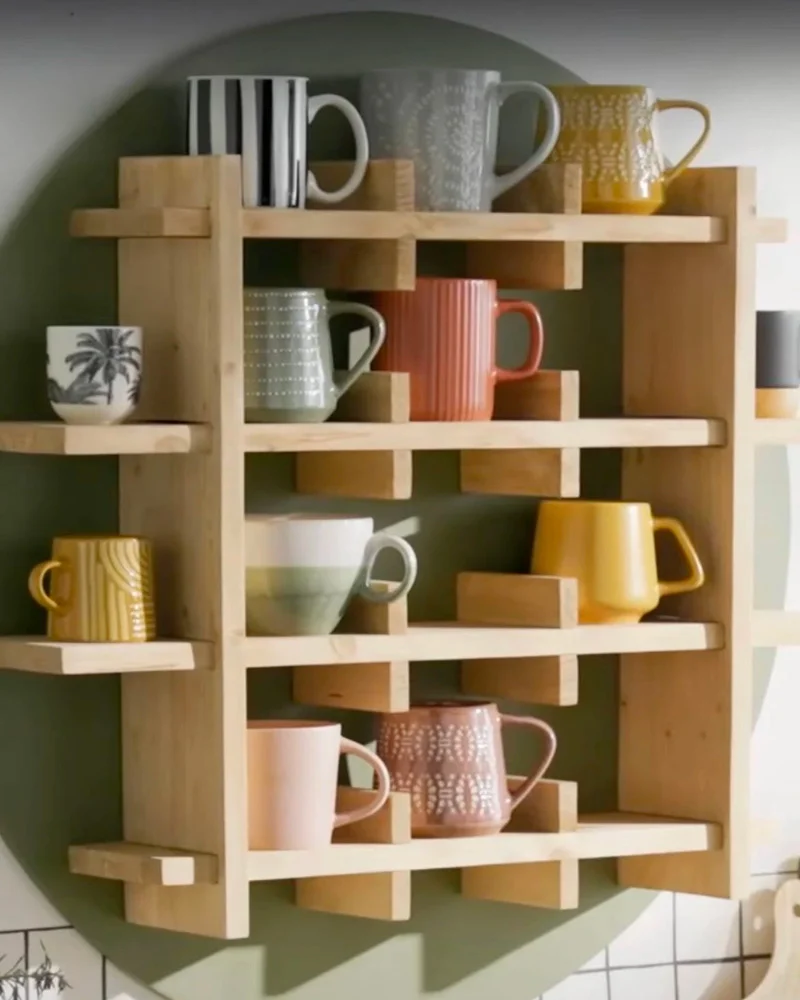 etagere tasse diy cuisine