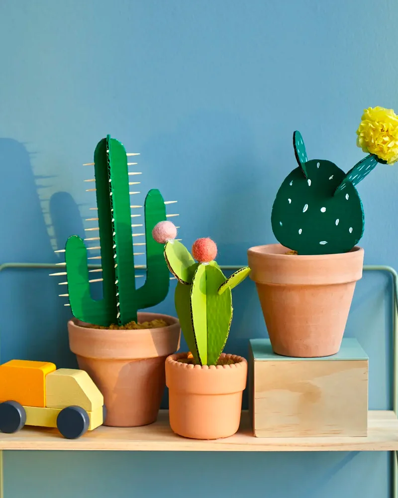 petit cactus carton diy
