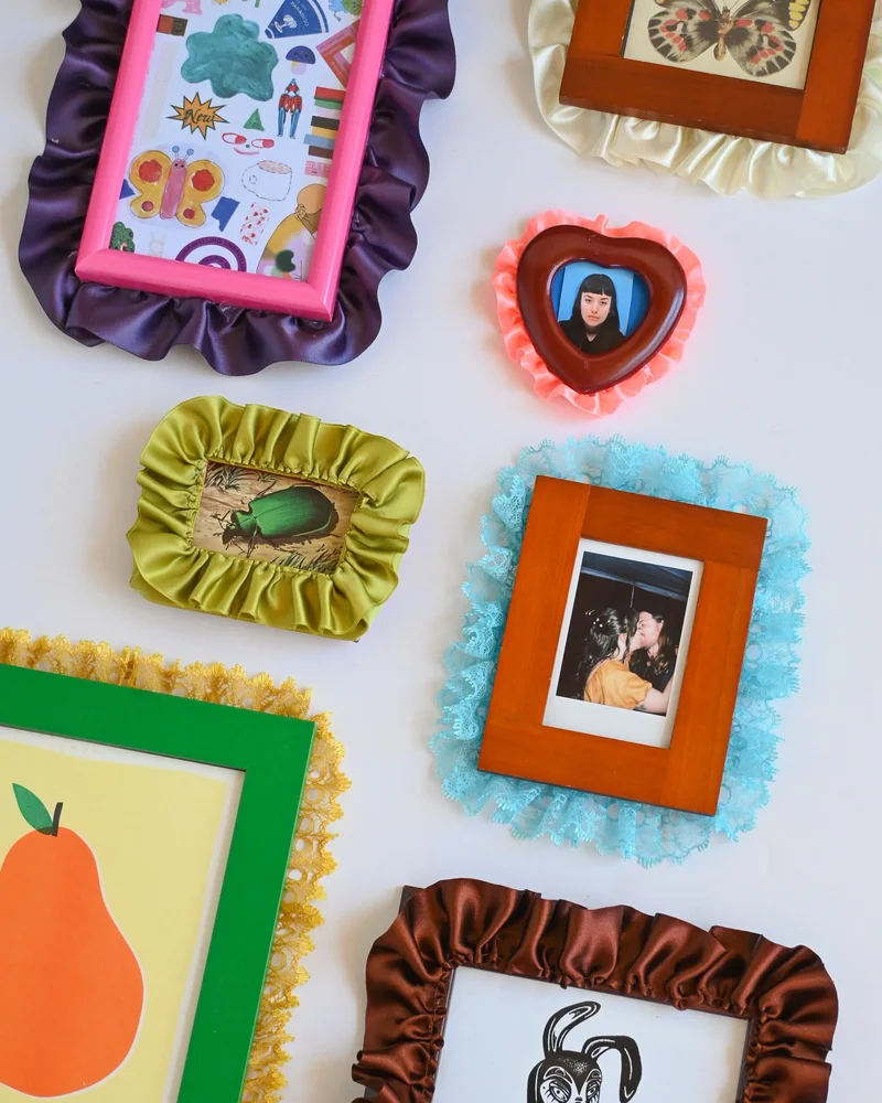 cadre diy tissu