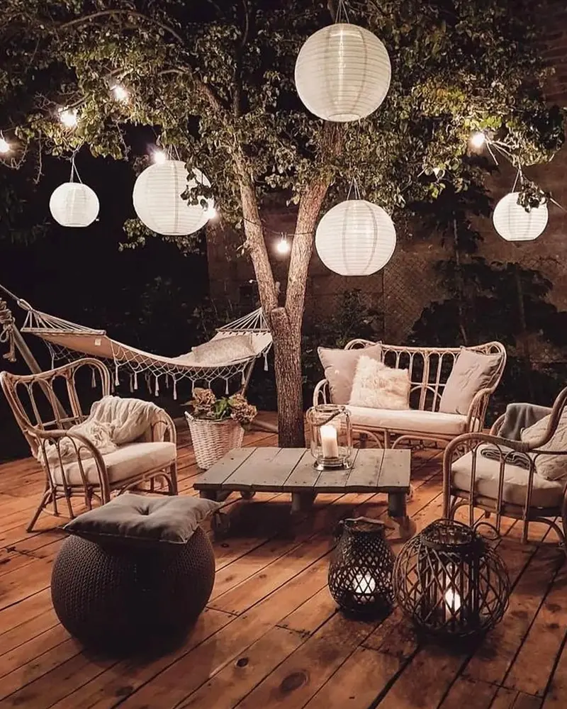 deco terrasse cosy cocooning zen