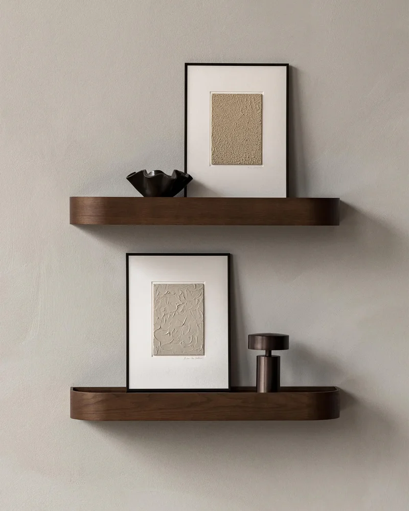 Étagère murale en bois foncé Westwing