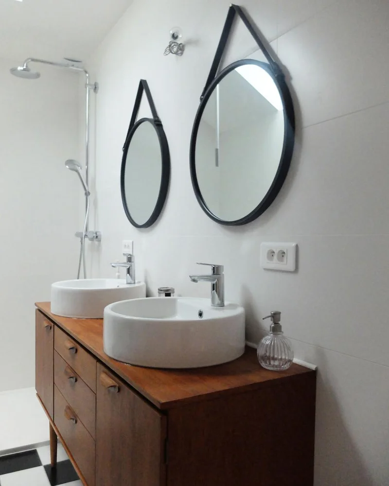 meuble vasque diy salle de bain enfilade