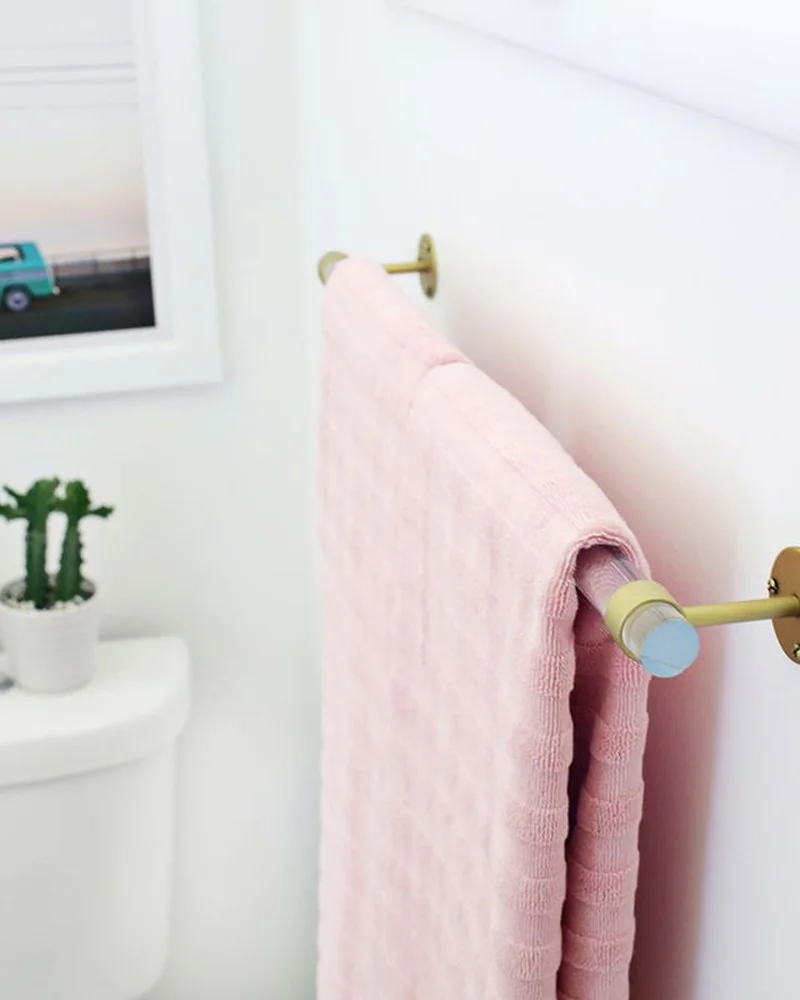 porte serviette dore diy