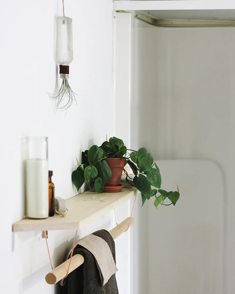 porte serviette etagere diy