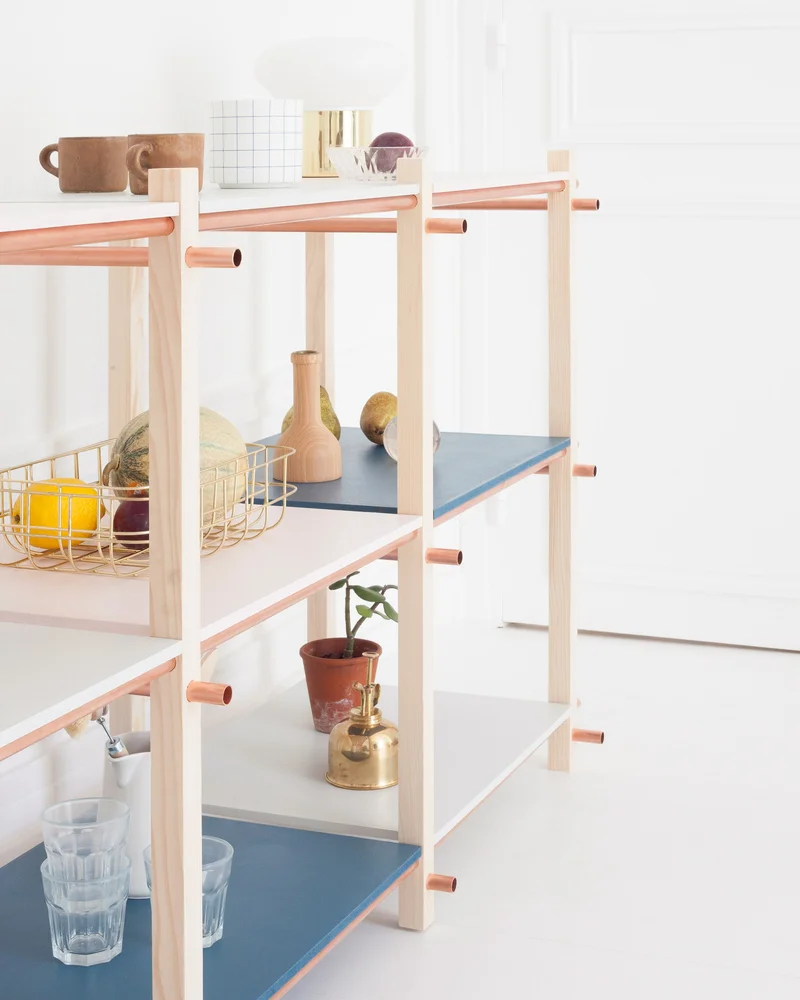 etagere moderne bois diy