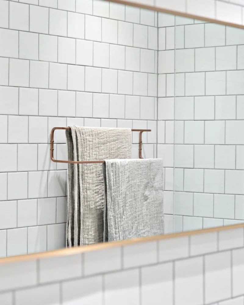 porte serviette moderne cuivre diy