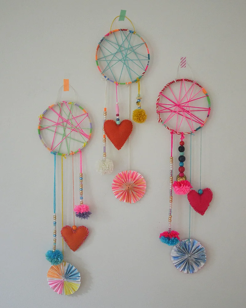 attrape reve colore diy