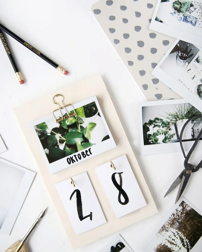 calendrier perpetuel bois diy