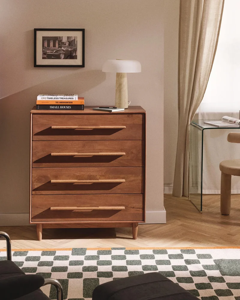Commode vintage en bois foncé Westwing