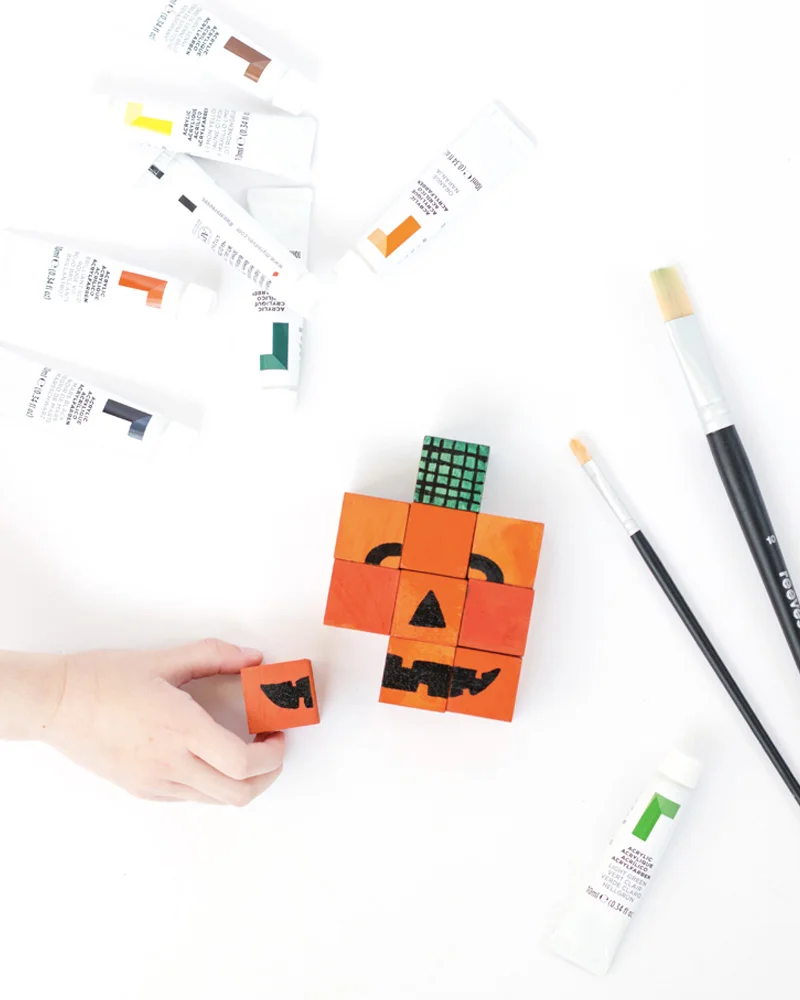 puzzle enfant diy citrouille