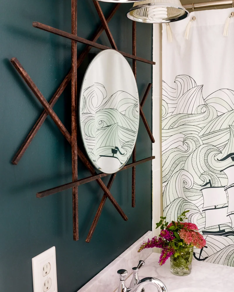 miroir salle de bain diy moderne