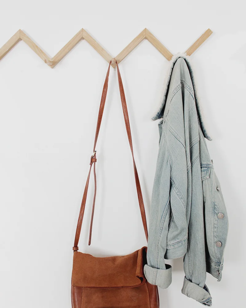 porte manteau bois diy