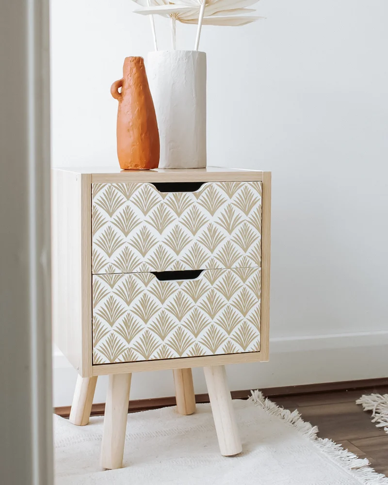 table chevet art deco cricut diy