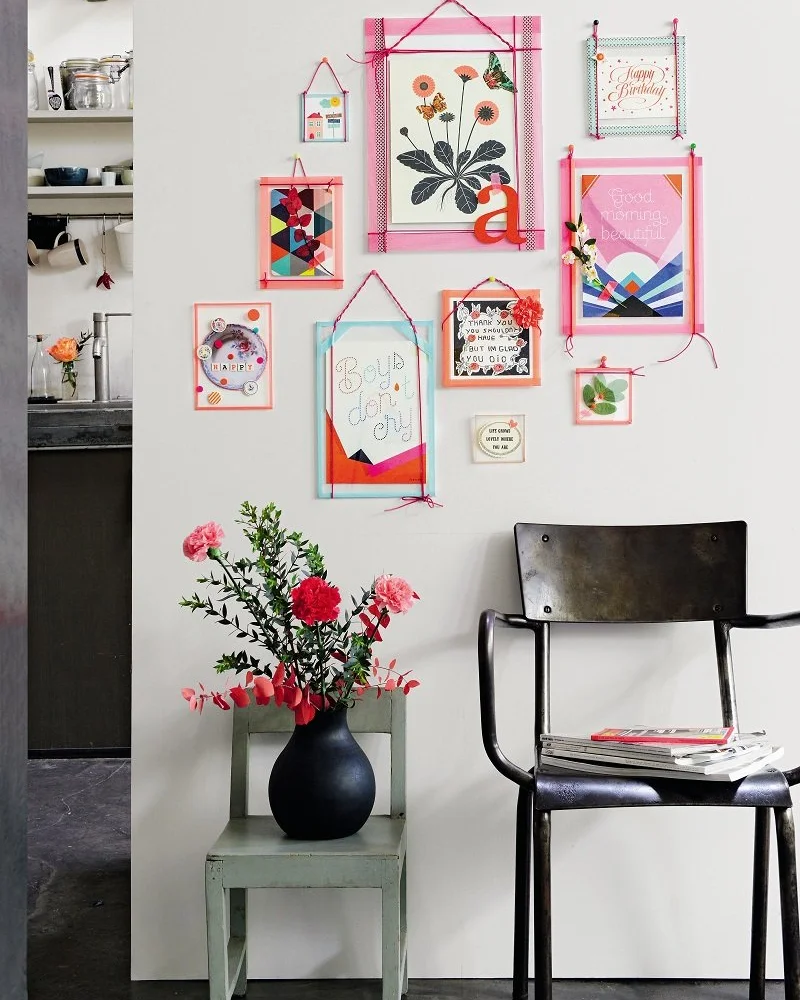 cadre diy masking tape