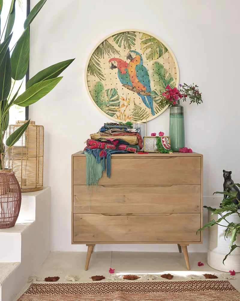 Commode en bois scandinave Maisons du Monde