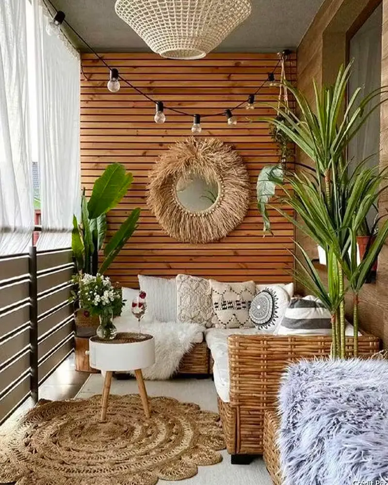 deco terrasse cosy cocooning boheme