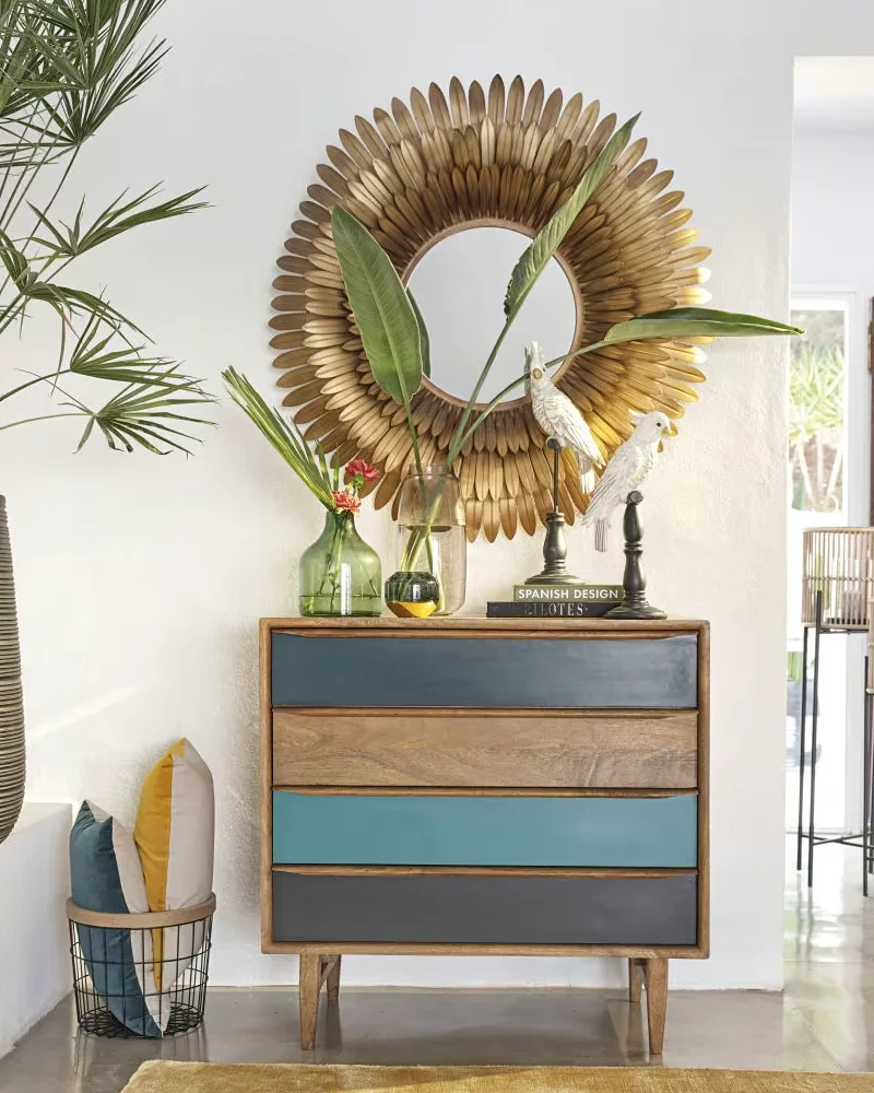 Commode vintage bleue Maisons du Monde