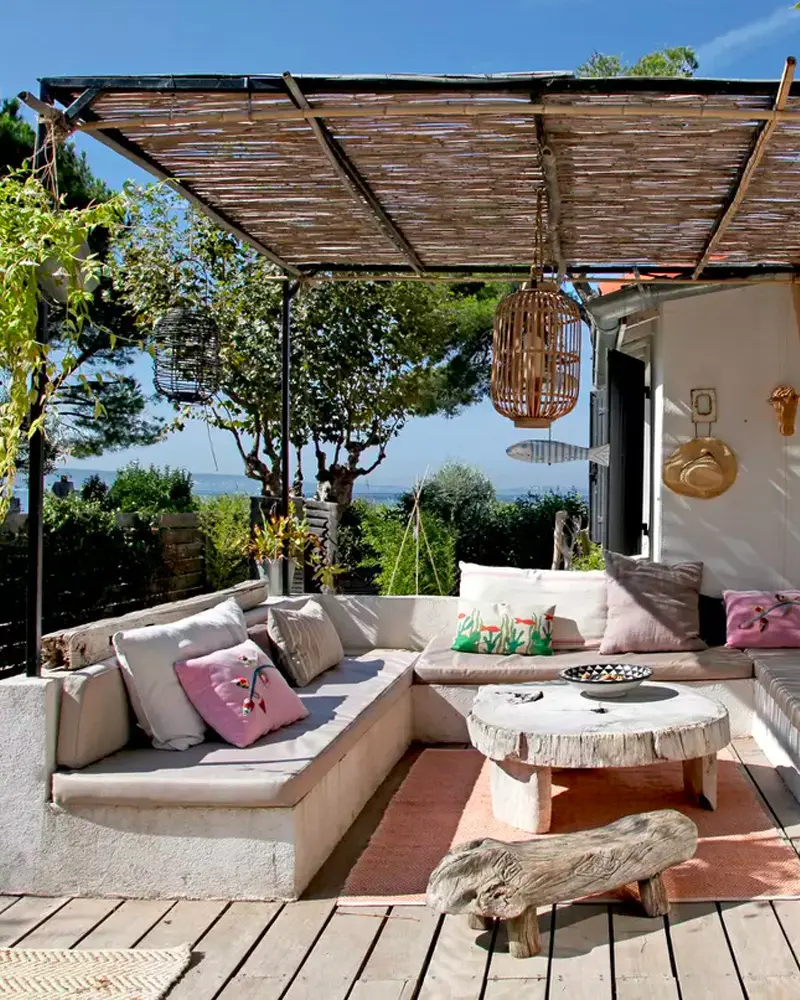 deco terrasse cosy cocooning beton