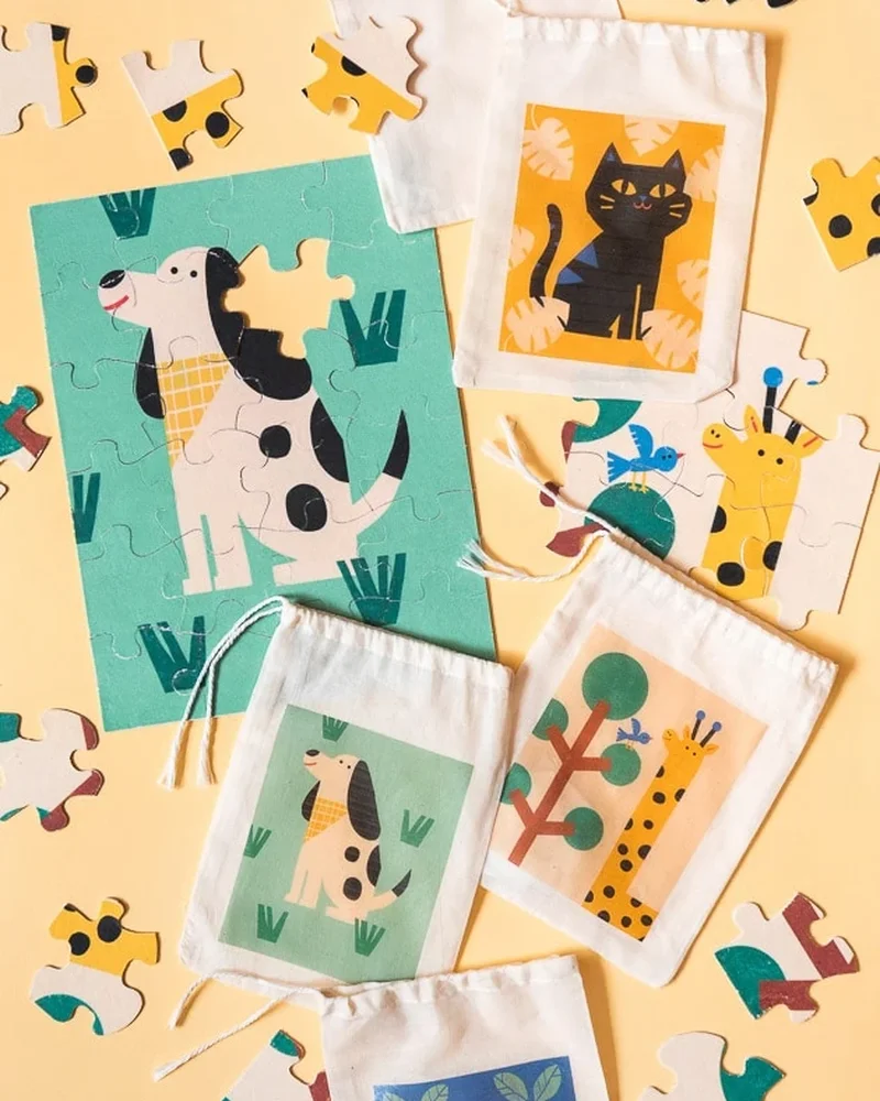 puzzle enfant diy illustre
