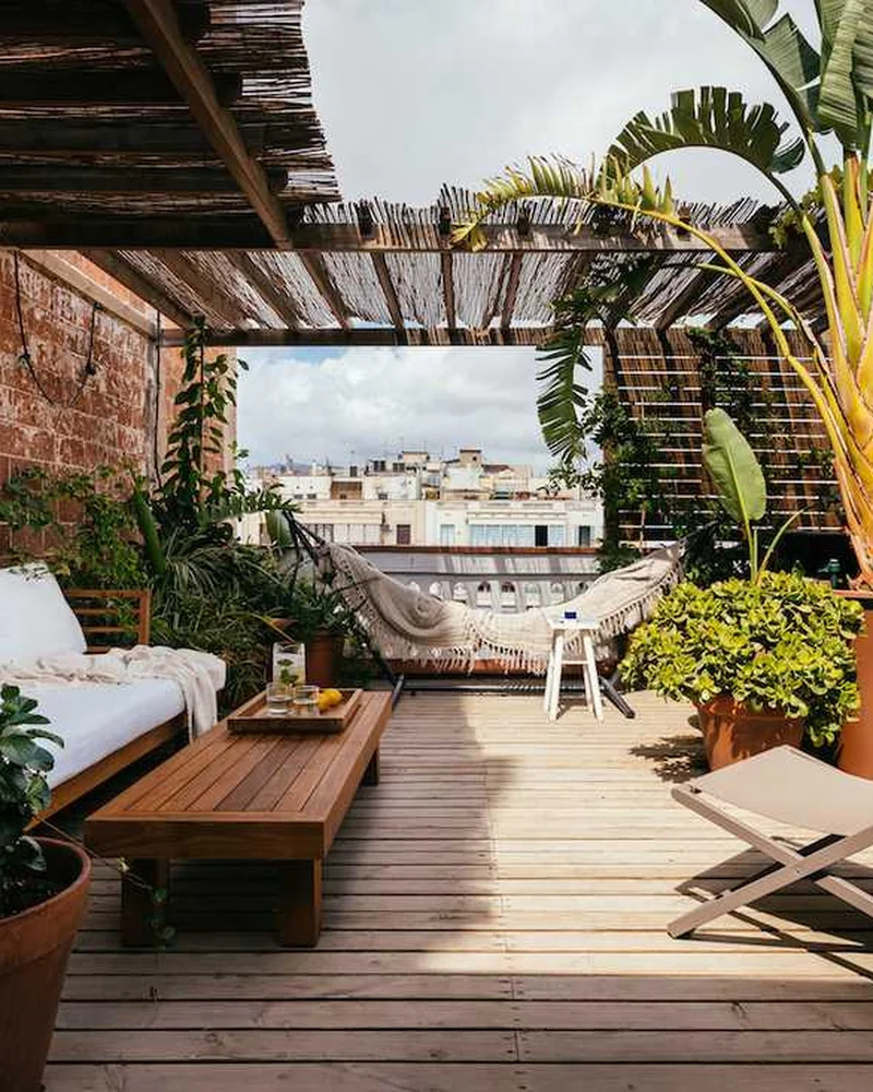 deco terrasse bois cocooning
