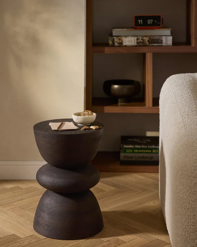 table appoint sculpturale manguier