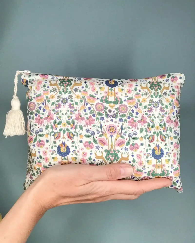 trousse toilette pochette diy