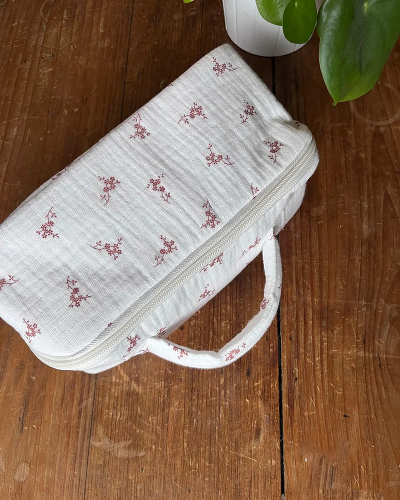 trousse toilette blanche diy