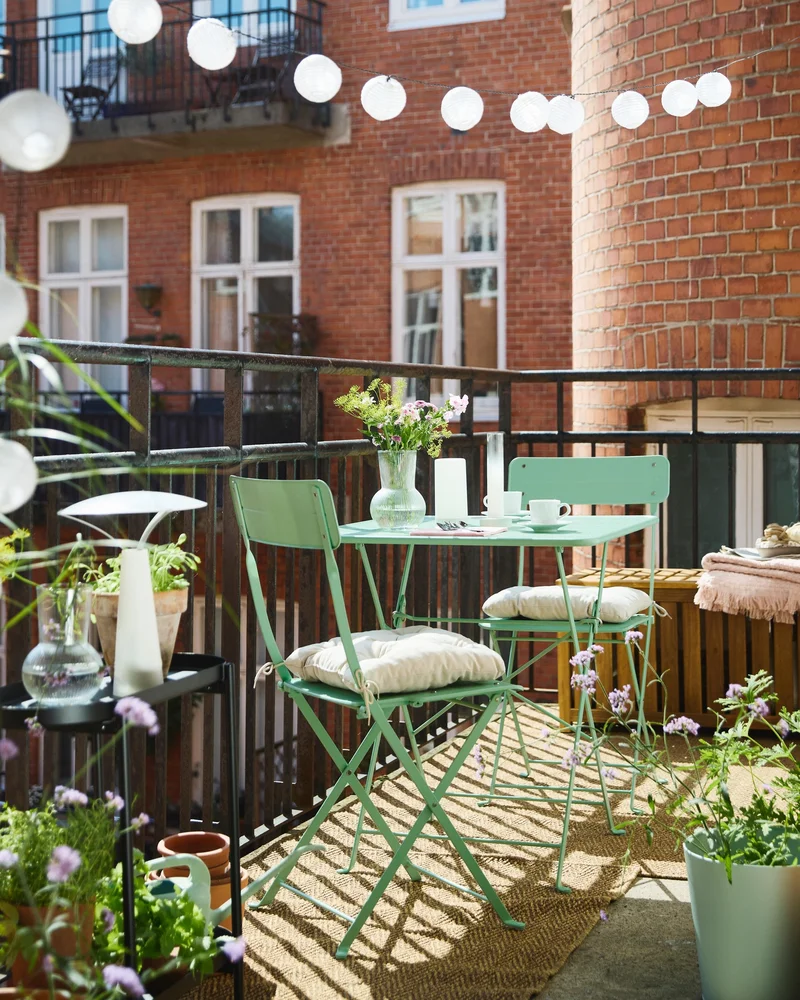 deco balcon terracotta vert
