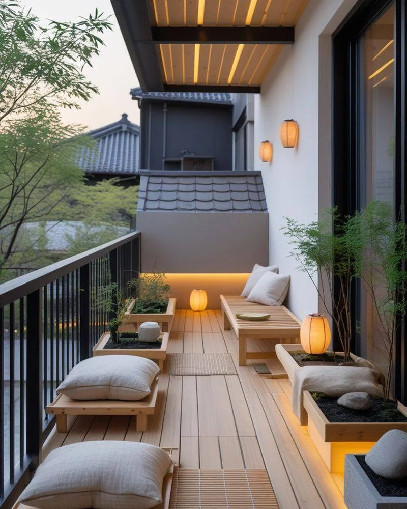 deco balcon zen bois