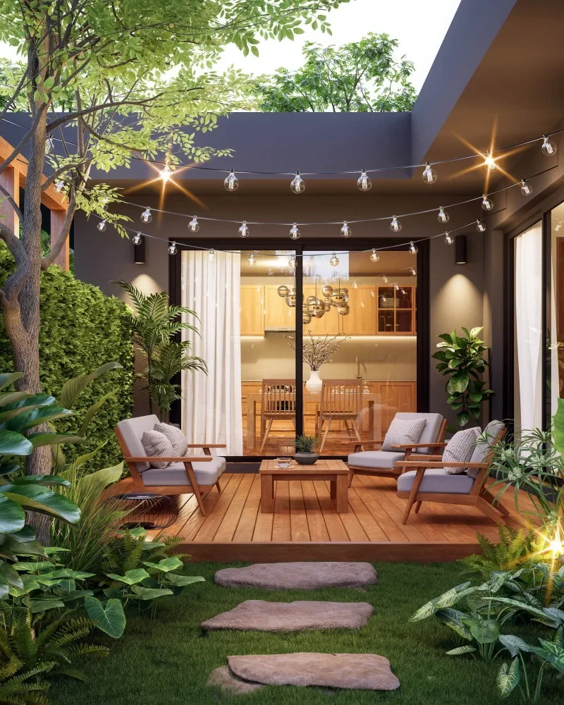 deco terrasse bois zen