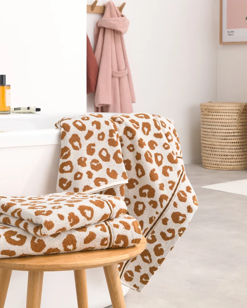 drap de bain leopard
