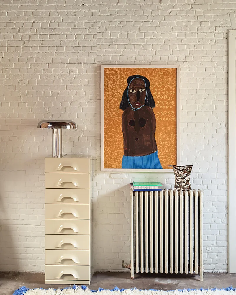 lampe metal chrome retro
