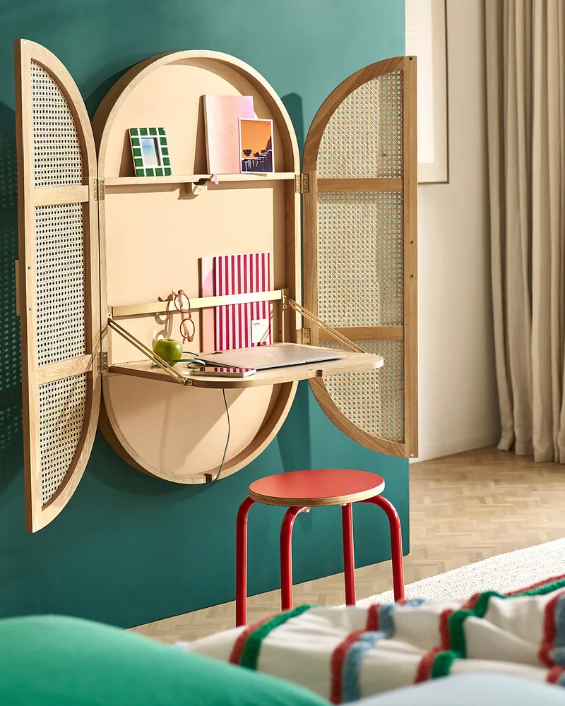 bureau mural cannage compact