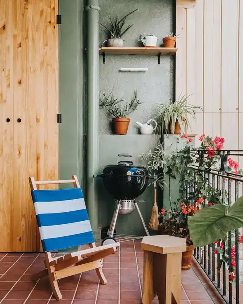 deco petit balcon sol terracotta