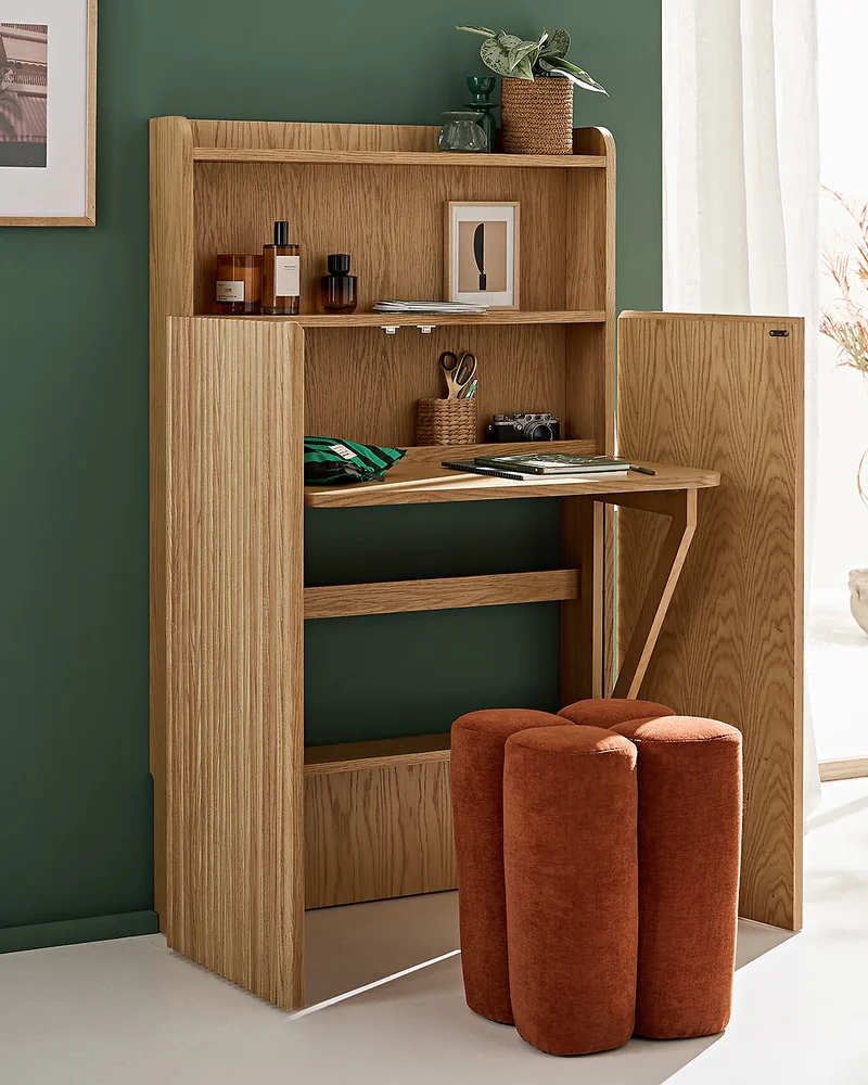 bureau etagere compact bas