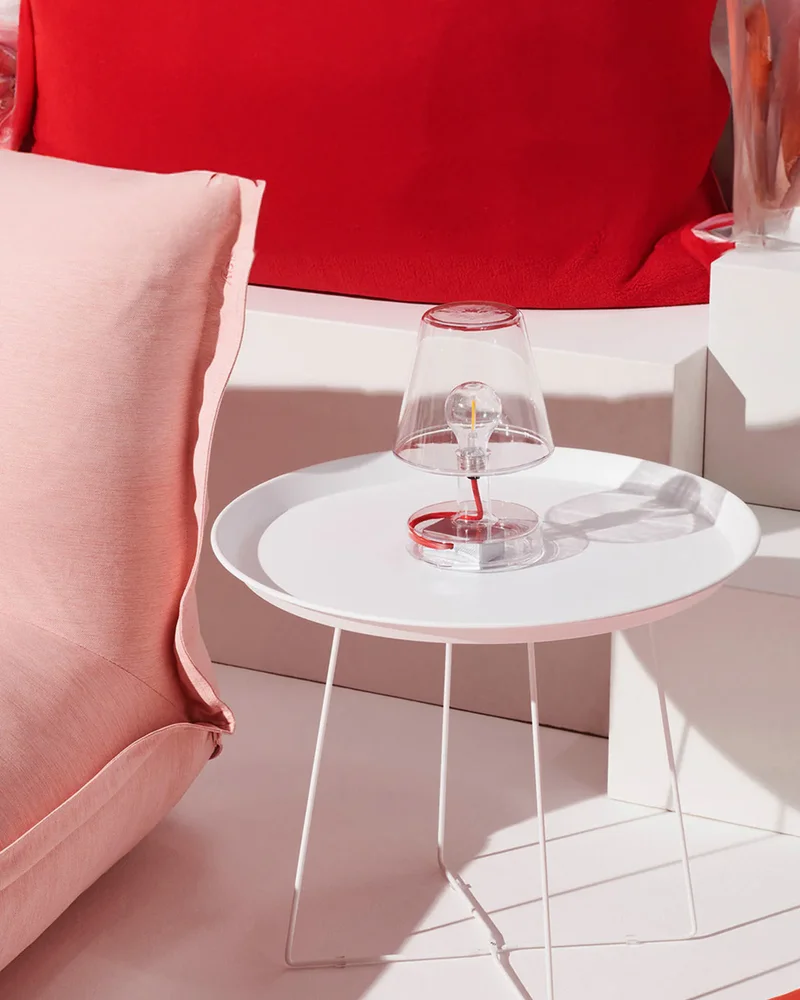 lampe nomade sans fil exterieur transparente