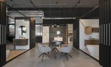 amenagement showroom carrelage