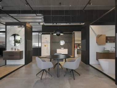 amenagement showroom carrelage