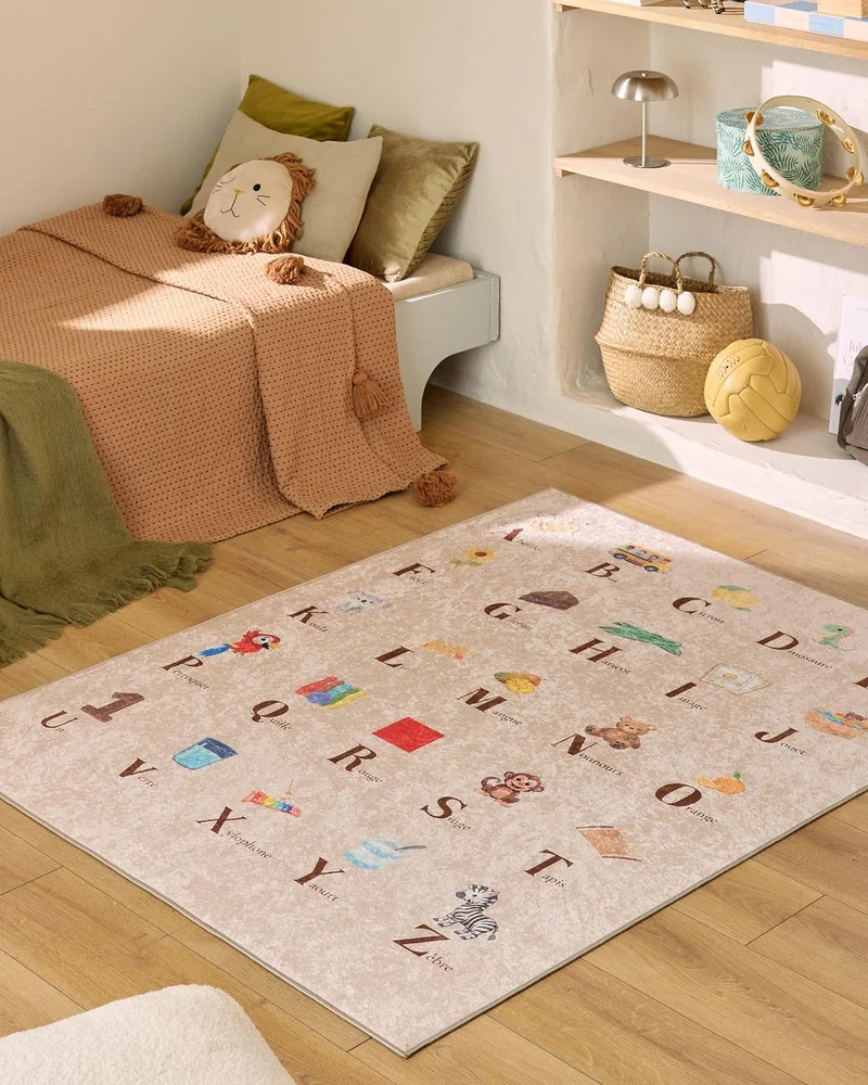tapis enfant lavable abcedaire