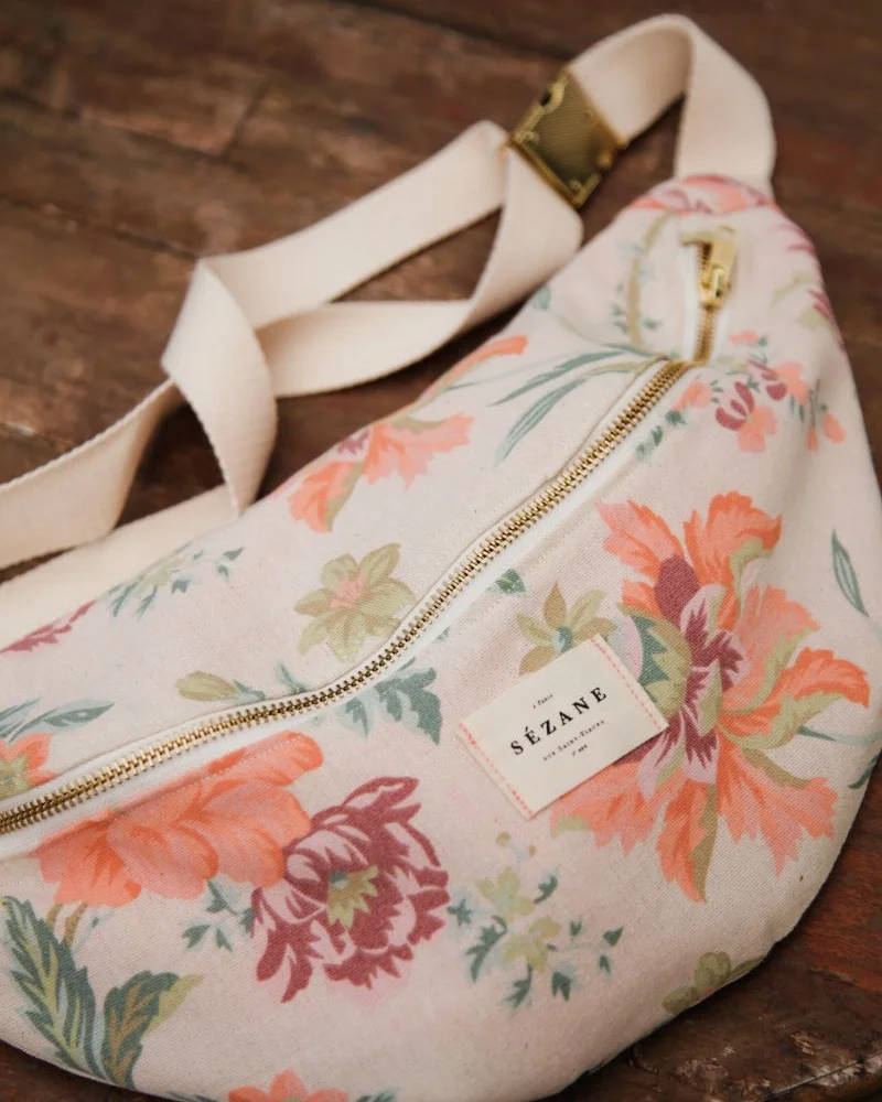 diy sac banane floral