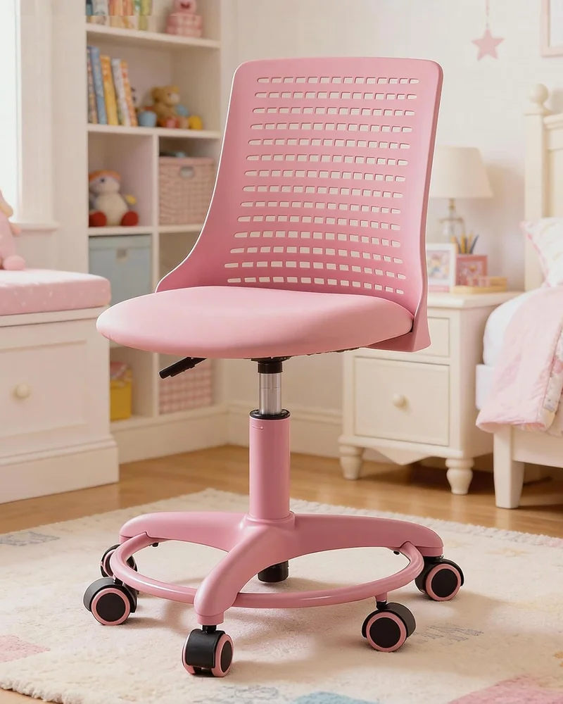 fauteuil bureau ado rose