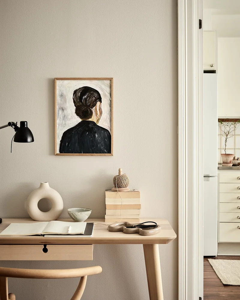deco bureau minimaliste beige