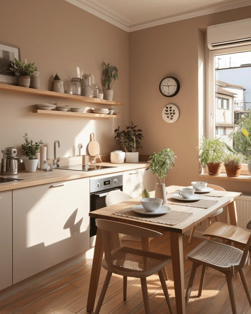 deco cuisine cosy beige