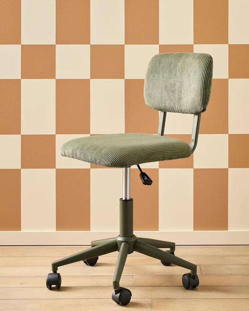 fauteuil bureau ado vert kaki