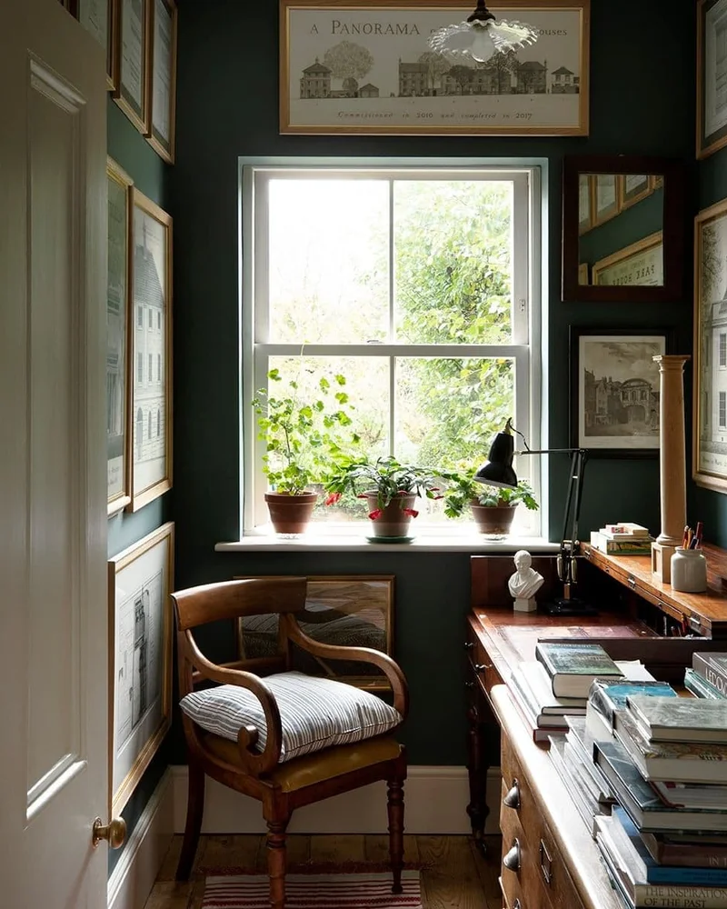 deco petit bureau campagne