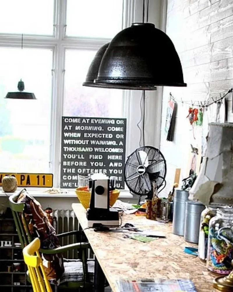 deco bureau industriel vintage