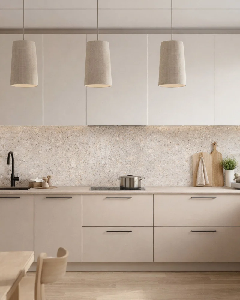 deco cuisine credence beige