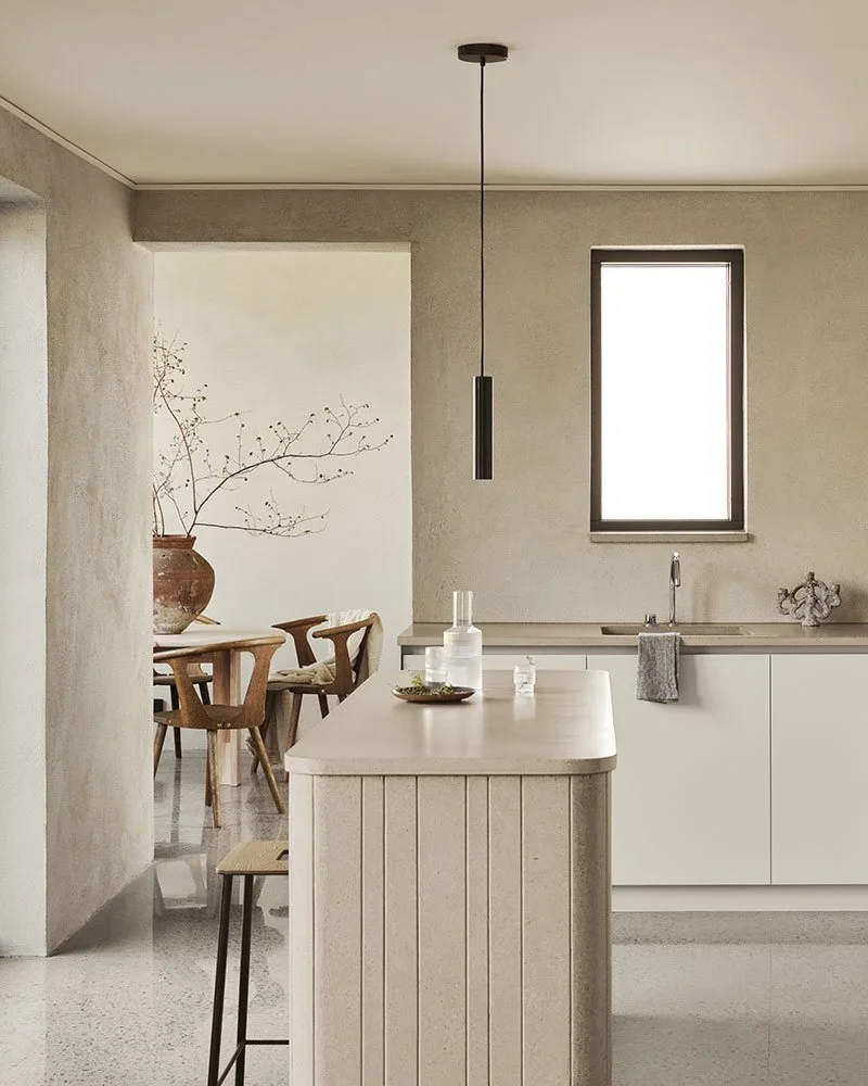 deco cuisine beige comptoir