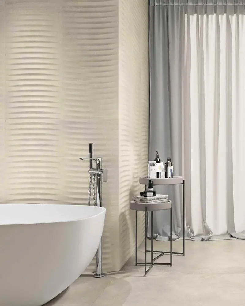 carrelage mural salle de bain relief